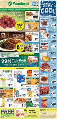 Catalogue Foodland from 09/04/2019