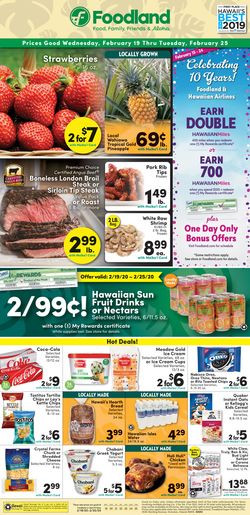 Catalogue Foodland from 02/19/2020