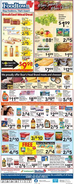 Catalogue Foodtown Black Friday 2020 from 11/27/2020