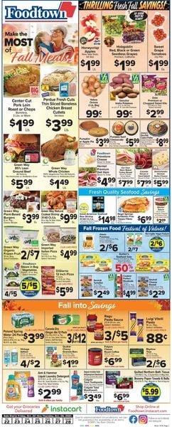 Catalogue Foodtown HALLOWEEN 2021 from 10/22/2021