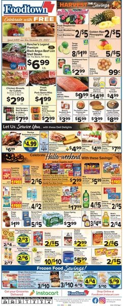 Catalogue Foodtown HALLOWEEN 2021 from 10/29/2021