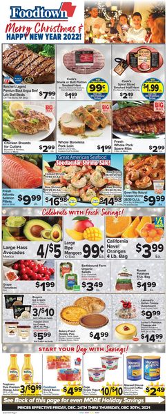 Catalogue Foodtown from 12/24/2021