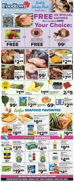 Catalogue Foodtown from 03/31/2023