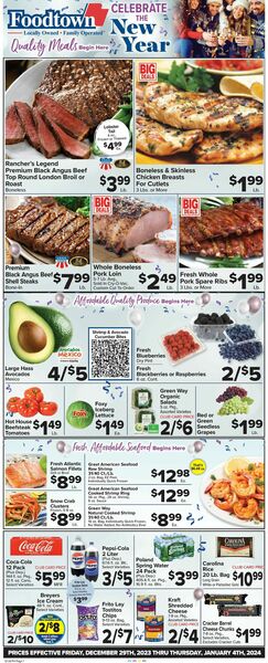 Catalogue Foodtown from 12/29/2023