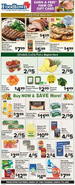 Catalogue Foodtown from 03/01/2024