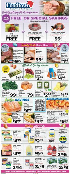 Catalogue Foodtown from 03/22/2024