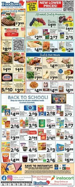 Catalogue Foodtown from 08/16/2024