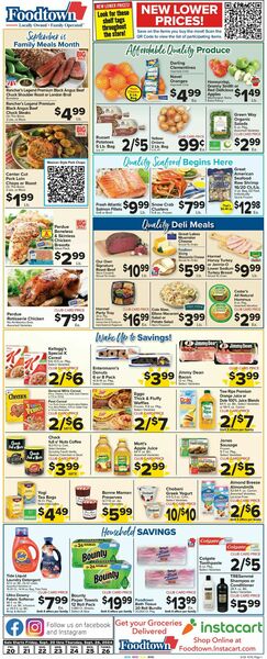 Catalogue Foodtown from 09/20/2024