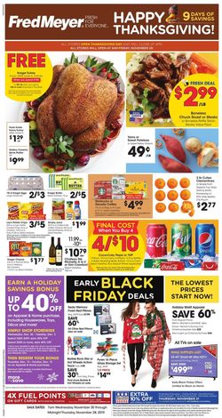 Catalogue Fred Meyer - Black Friday Ad 2019 from 11/19/2019