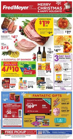 Catalogue Fred Meyer - Christmas Ad 2019 from 12/18/2019