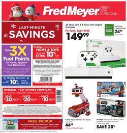 Catalogue Fred Meyer - Holiday Ad 2019 from 12/18/2019