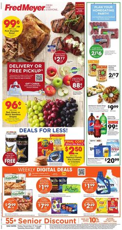 Catalogue Fred Meyer Black Friday 2020 from 11/27/2020