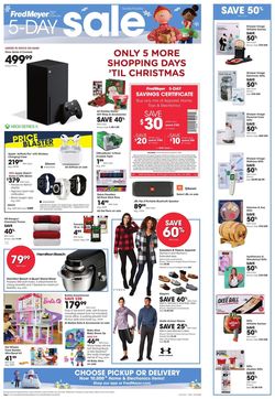 Catalogue Fred Meyer Last 5 Days to Save  from 12/20/2020