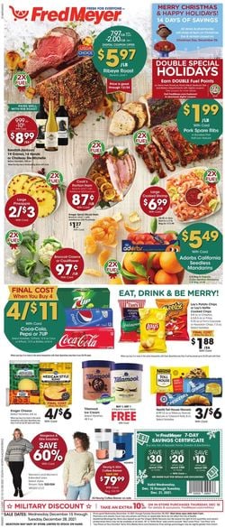 Catalogue Fred Meyer CHRISTMAS 2021 from 12/15/2021