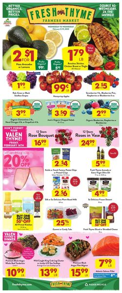 Catalogue Fresh Thyme from 02/12/2020