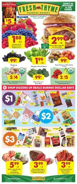 Catalogue Fresh Thyme from 02/19/2020