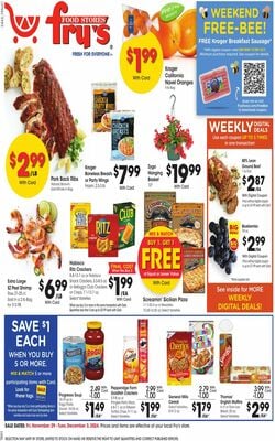 Current weekly ad Fry’s