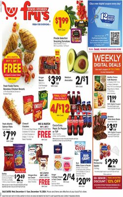 Current weekly ad Fry’s