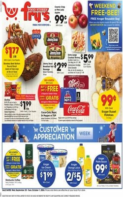 Current weekly ad Fry’s