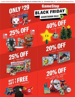 Catalogue Game Stop - Black Friday 2020 from 11/19/2020