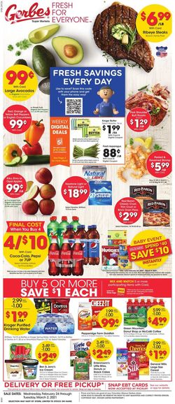 Catalogue Gerbes Super Markets from 02/24/2021