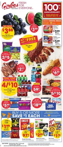 Catalogue Gerbes Super Markets from 05/12/2021