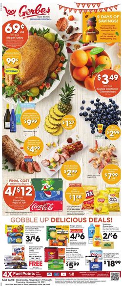 Catalogue Gerbes Super Markets BLACK FRIDAY 2021 from 11/17/2021