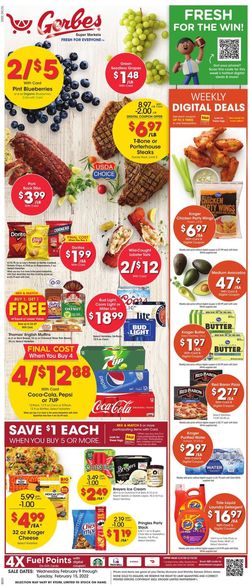 Catalogue Gerbes Super Markets from 02/09/2022