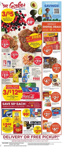 Catalogue Gerbes Super Markets from 03/30/2022