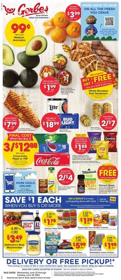 Current weekly ad Gerbes Super Markets