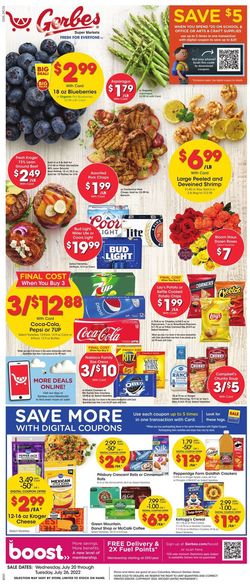 Catalogue Gerbes Super Markets from 07/20/2022