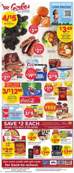 Catalogue Gerbes Super Markets from 08/03/2022