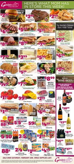 Catalogue Gerrity's Supermarkets from 02/14/2021