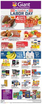 Catalogue Giant Food from 08/30/2019