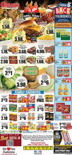 Catalogue Grant's Supermarket from 04/15/2023