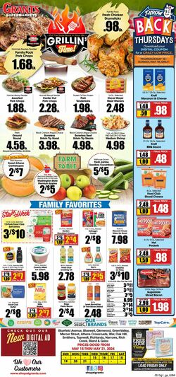 Current weekly ad Grant's Supermarket