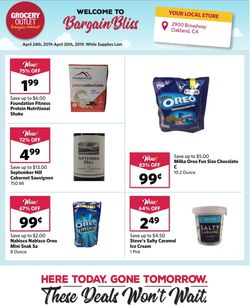 Catalogue Grocery Outlet from 04/24/2019