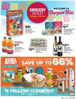 Catalogue Grocery Outlet from 05/01/2019