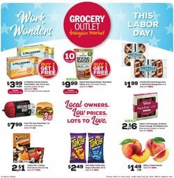 Catalogue Grocery Outlet from 08/31/2022