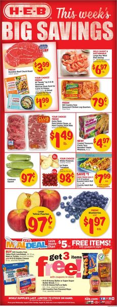 Catalogue H-E-B from 08/12/2020