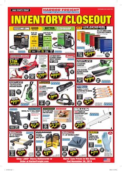 Catalogue Harbor Freight from 11/01/2019