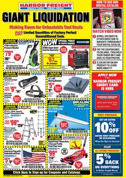 Catalogue Harbor Freight from 08/28/2020