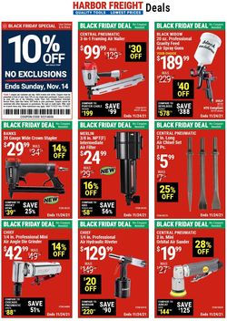 Catalogue Harbor Freight - BLACK FRIDAY 2021 AD from 11/12/2021