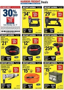 Current weekly ad Harbor Freight
