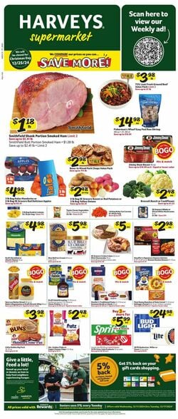 Catalogue Harveys Supermarket from 12/11/2024