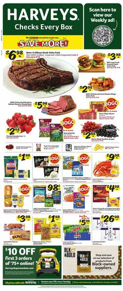 Catalogue Harveys Supermarket from 02/26/2025