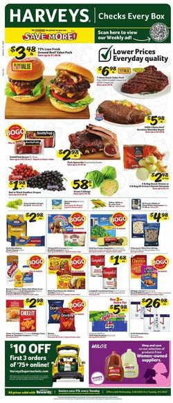 Catalogue Harveys Supermarket from 03/26/2025