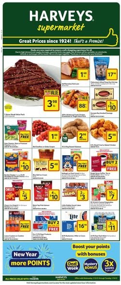 Catalogue Harveys Supermarket from 01/13/2021