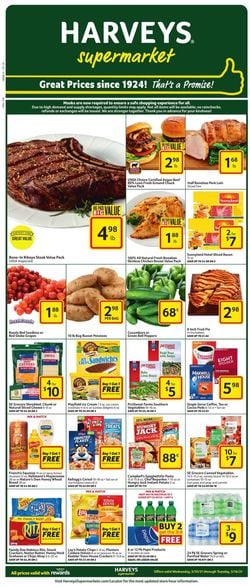 Catalogue Harveys Supermarket from 03/10/2021