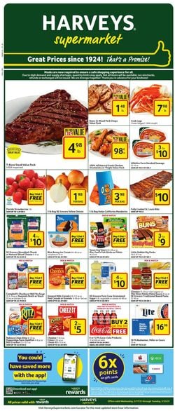 Catalogue Harveys Supermarket from 03/17/2021